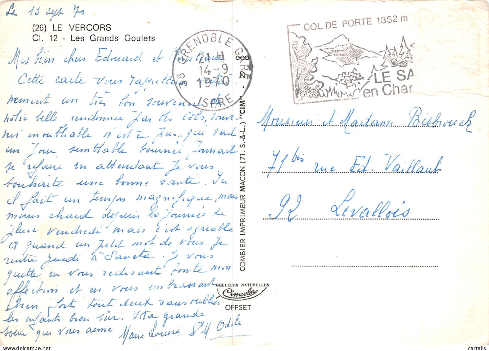 26-LES GRANDS GOULETS-N°4181-D/0035 - Les Grands Goulets