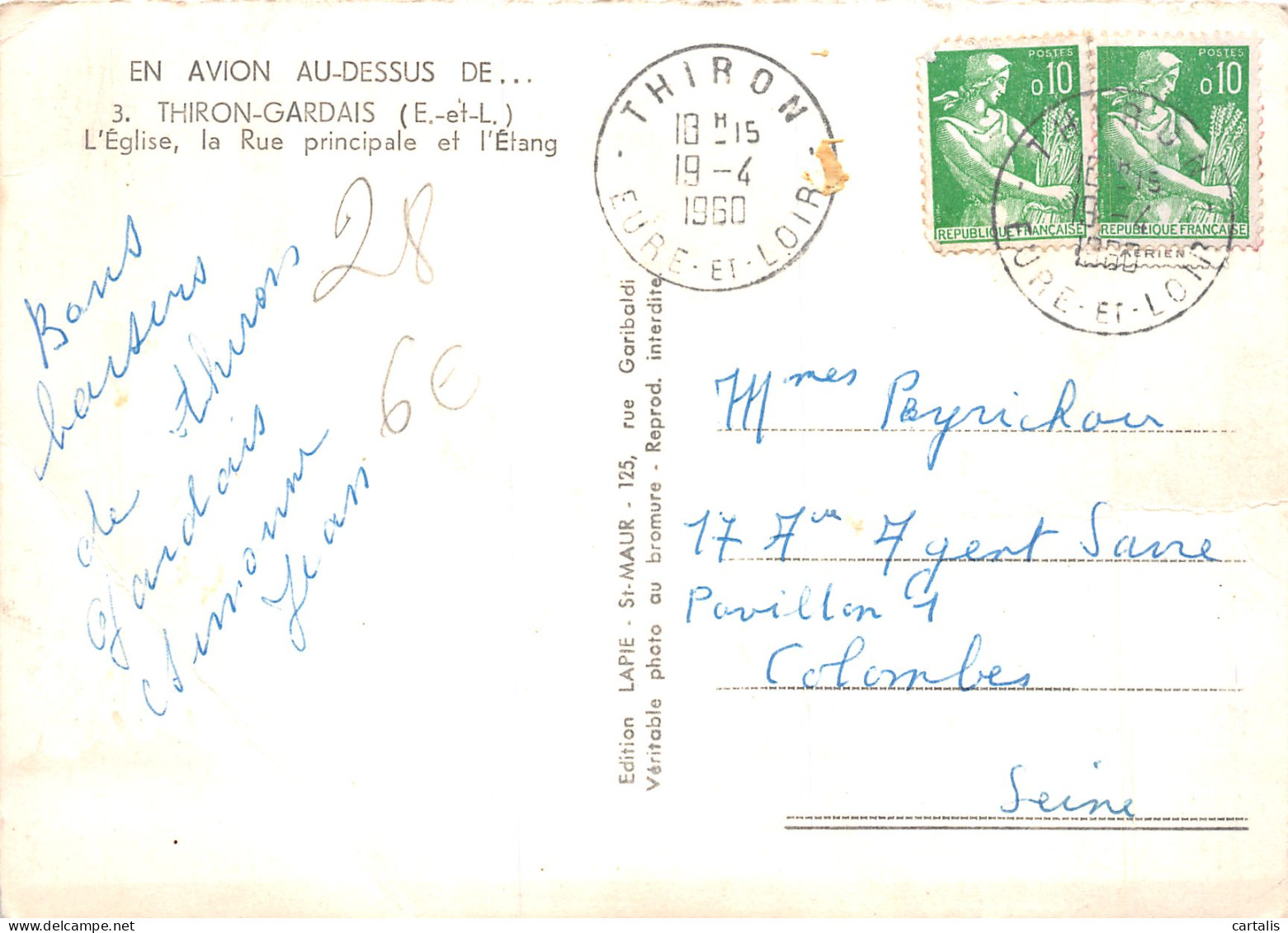 28-THIRON GARDAIS-N°4181-C/0375 - Autres & Non Classés