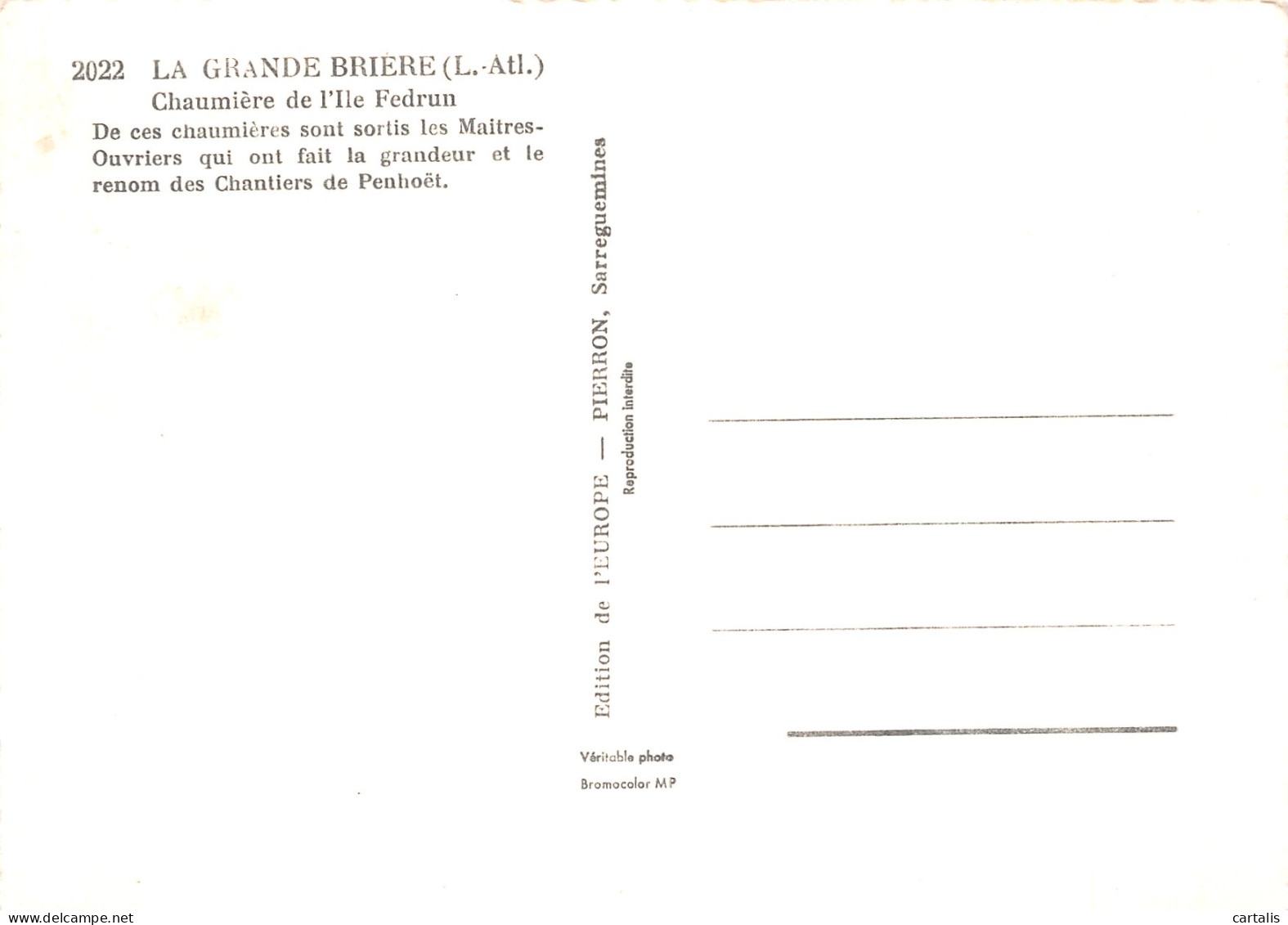 44-LA GRANDE BRIERE-N°4181-C/0301 - Autres & Non Classés