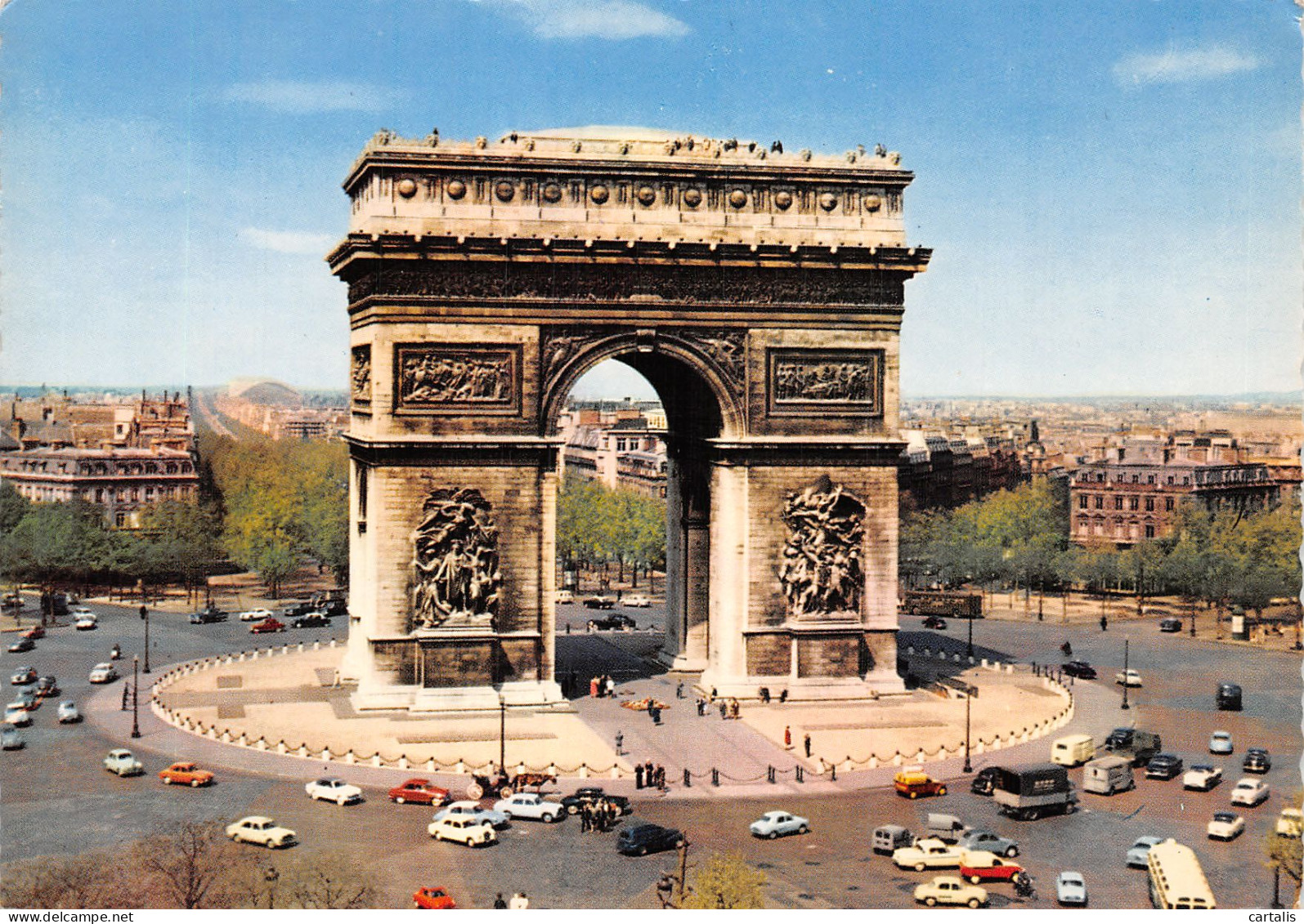 75-PARIS ARC DE TRIOMPHE-N°4181-C/0279 - Arc De Triomphe