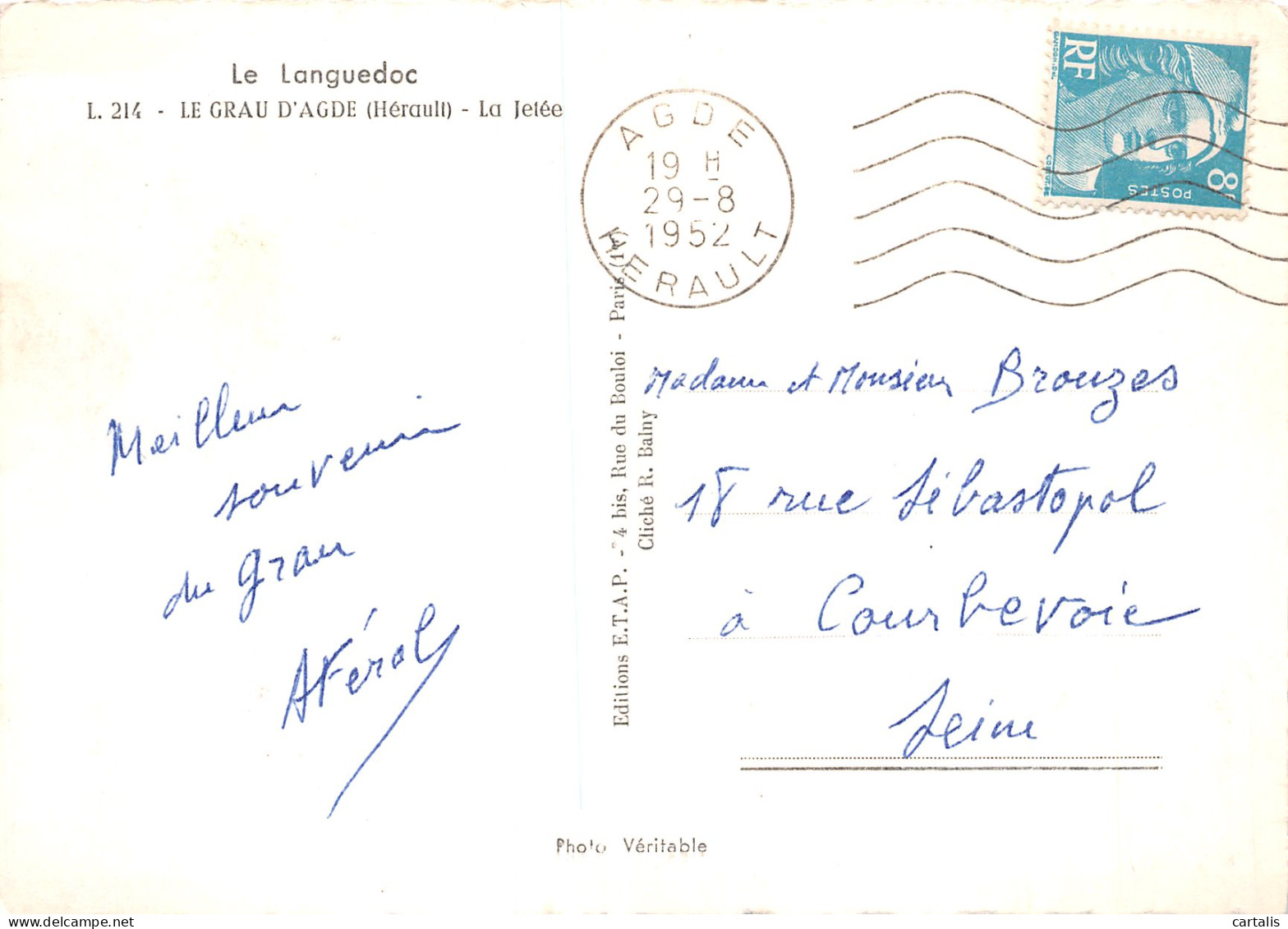 34-LE GRAU D AGDE-N°4181-C/0249 - Andere & Zonder Classificatie