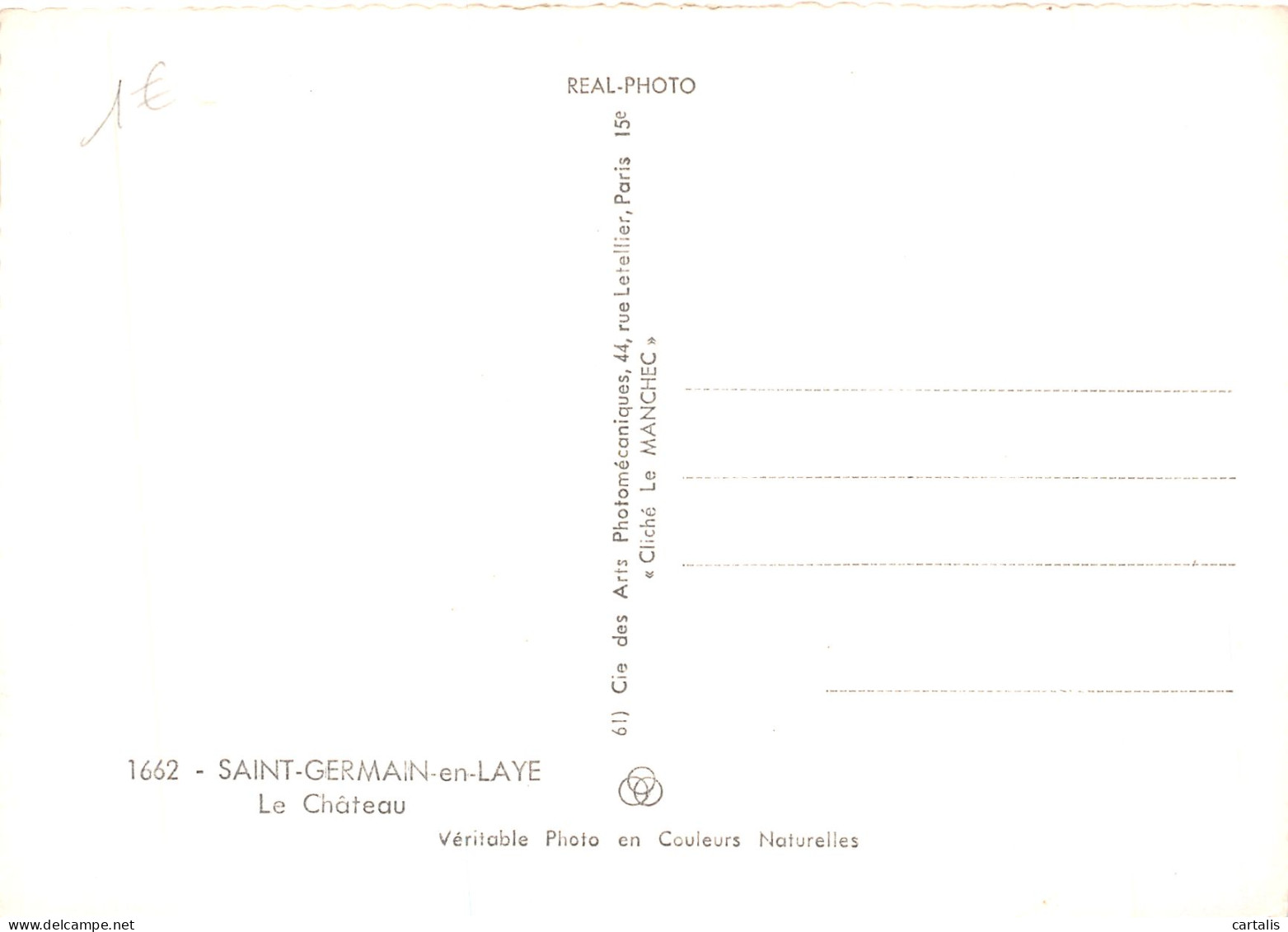78-SAINT GERMAIN EN LAYE LE CHATEAU-N°4181-C/0011 - St. Germain En Laye