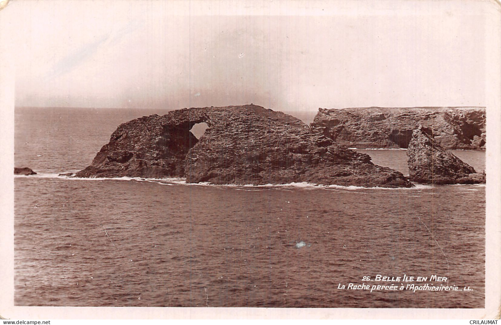 56-BELLE ILE EN MER LA ROCHE PERCEE-N°LP5130-H/0195 - Belle Ile En Mer