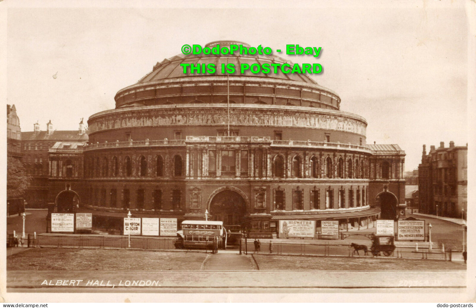 R354862 Albert Hall London. Valentine And Sons. RP. 1936 - Autres & Non Classés