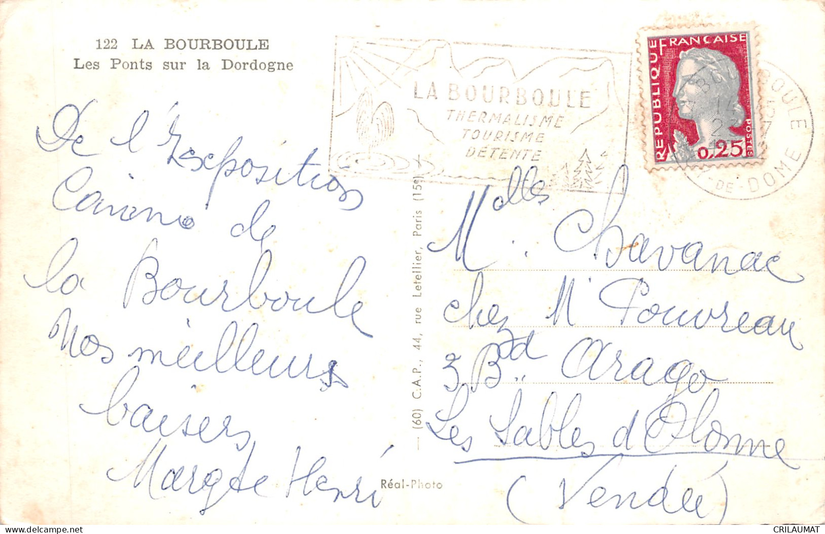 63-LA BOURBOULE-N°LP5130-G/0105 - La Bourboule