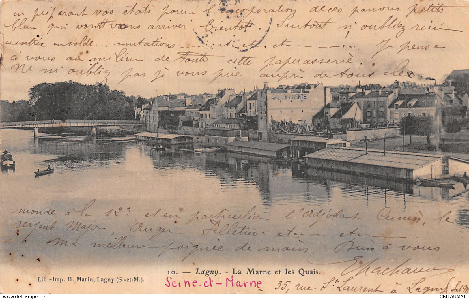 77-LAGNY-N°LP5130-G/0017 - Lagny Sur Marne