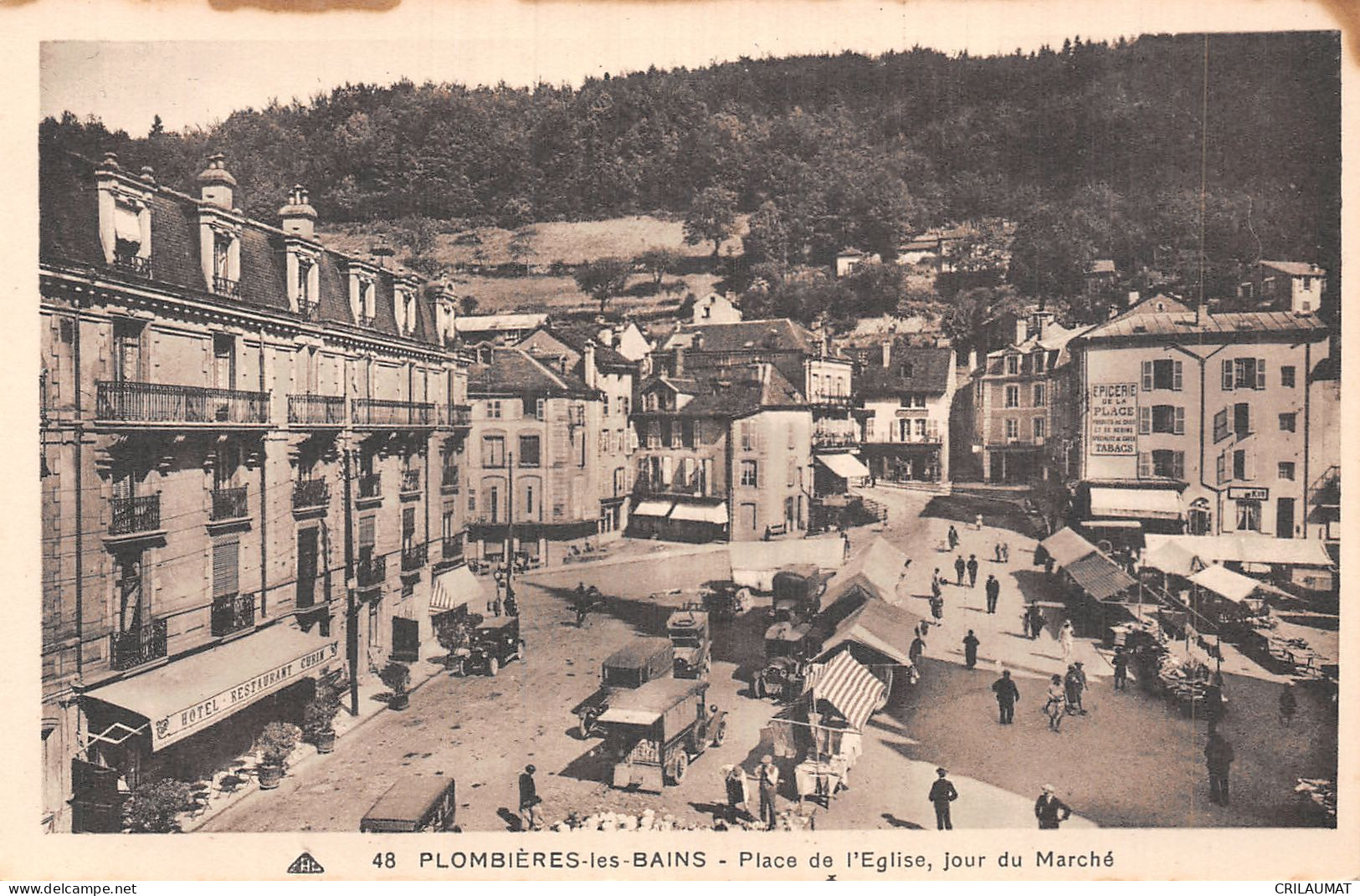 88-PLOMBIERES LES BAINS-N°LP5130-G/0011 - Plombieres Les Bains