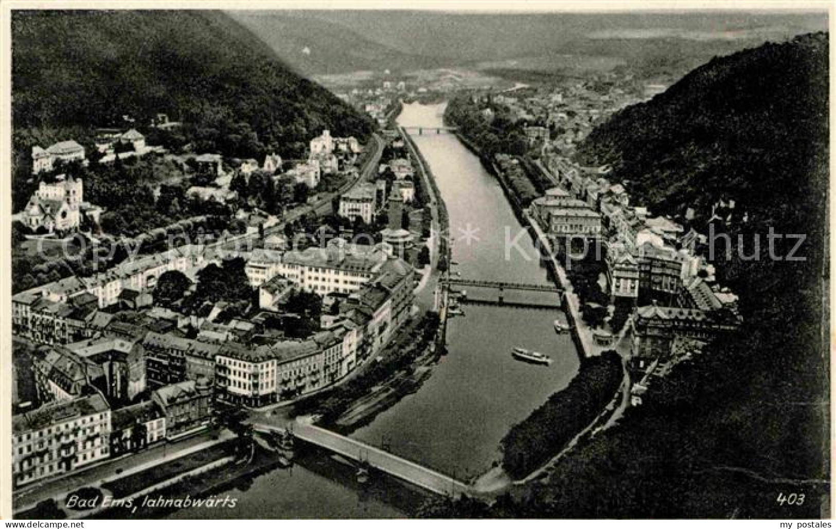 72795034 Bad Ems Fliegeraufnahme Lahnabwaerts Bad Ems - Bad Ems