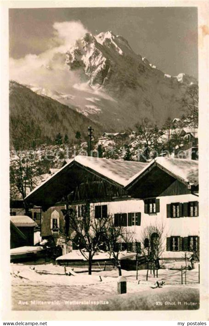 72795026 Mittenwald Bayern Wettersteinspitze Mittenwald - Mittenwald