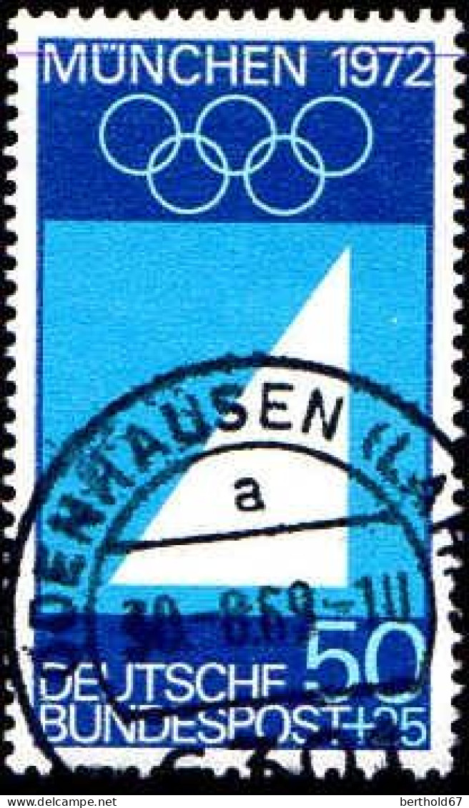 RFA Poste Obl Yv: 450/453 Préludes Aux Jeux Olympiques D'été Munich (Beau Cachet Rond) (Thème) - Estate 1972: Monaco