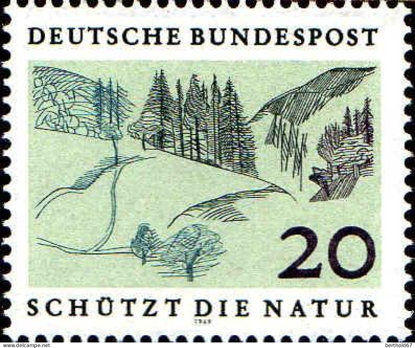 RFA Poste N** Yv: 454/457 Année Européenne De La Protection De La Nature (Thème) - Milieubescherming & Klimaat