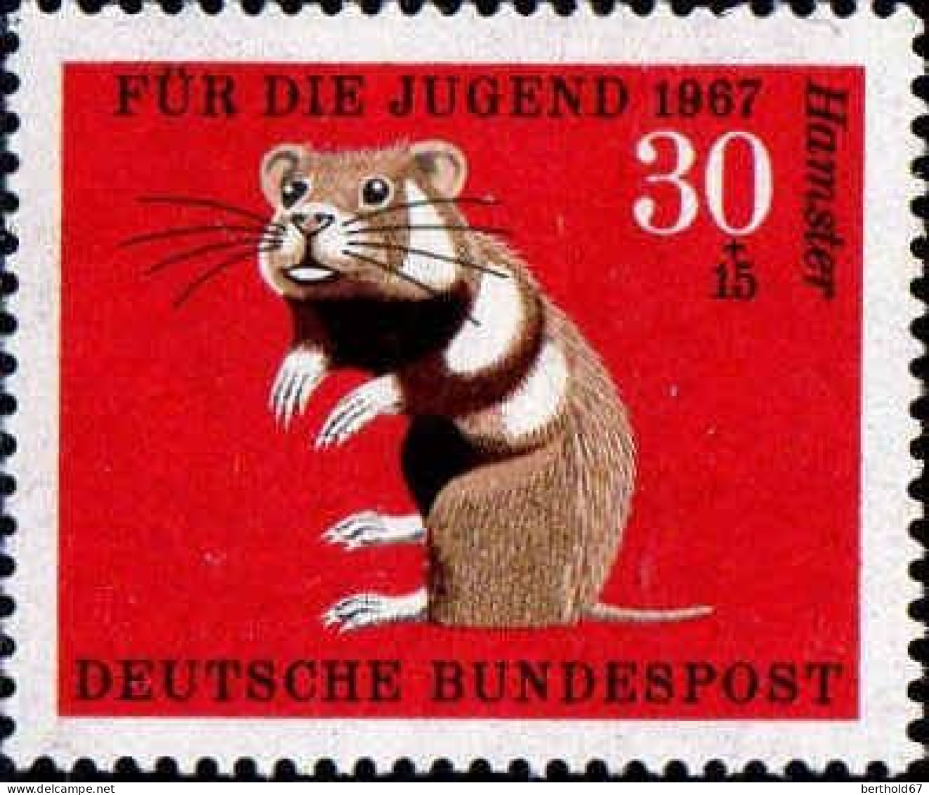 RFA Poste N** Yv: 387/390 Für Die Jugend Animaux à Fourrure (Thème) - Sonstige & Ohne Zuordnung