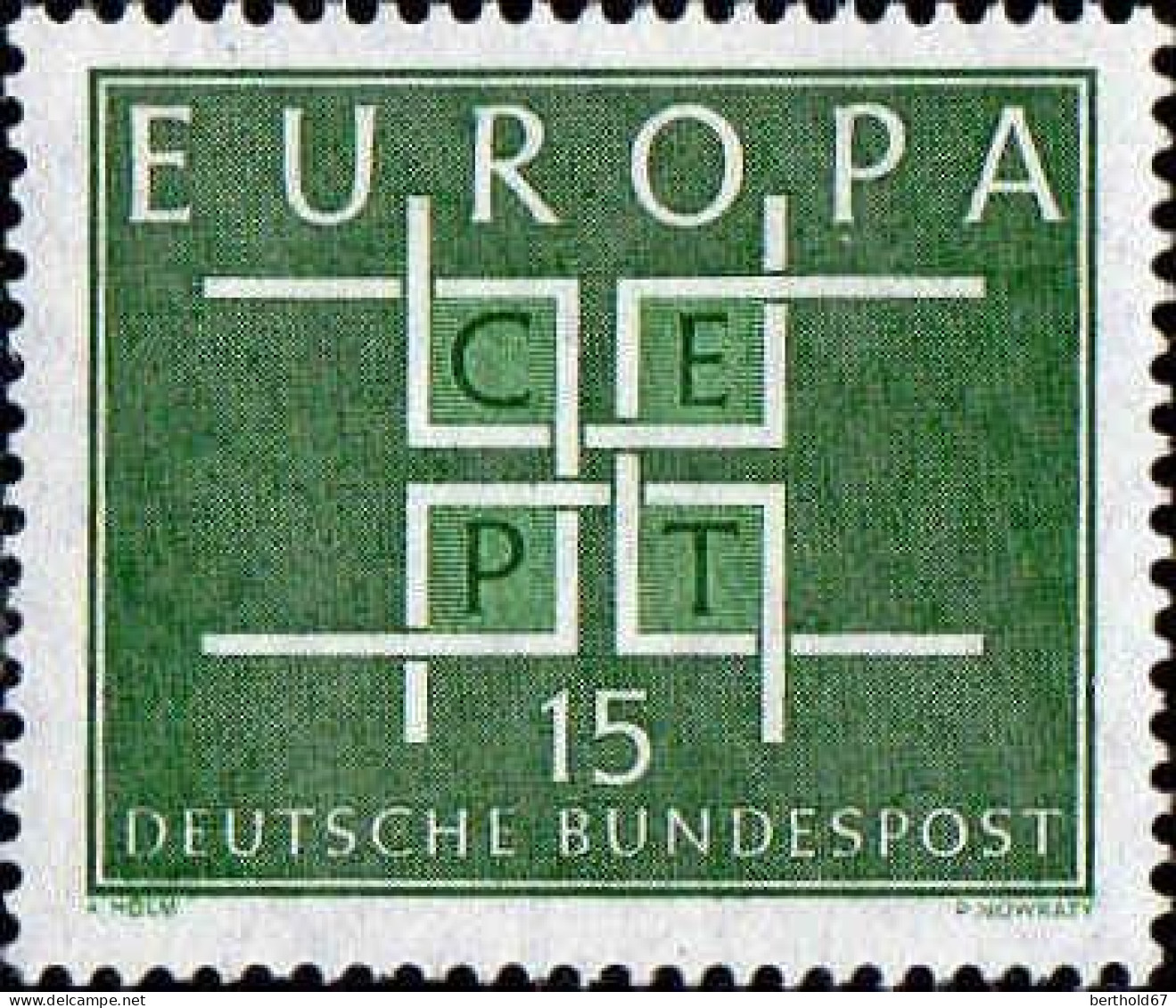 RFA Poste N** Yv: 278/279 Europa Cept Sigle Stylisé (Thème) - 1963