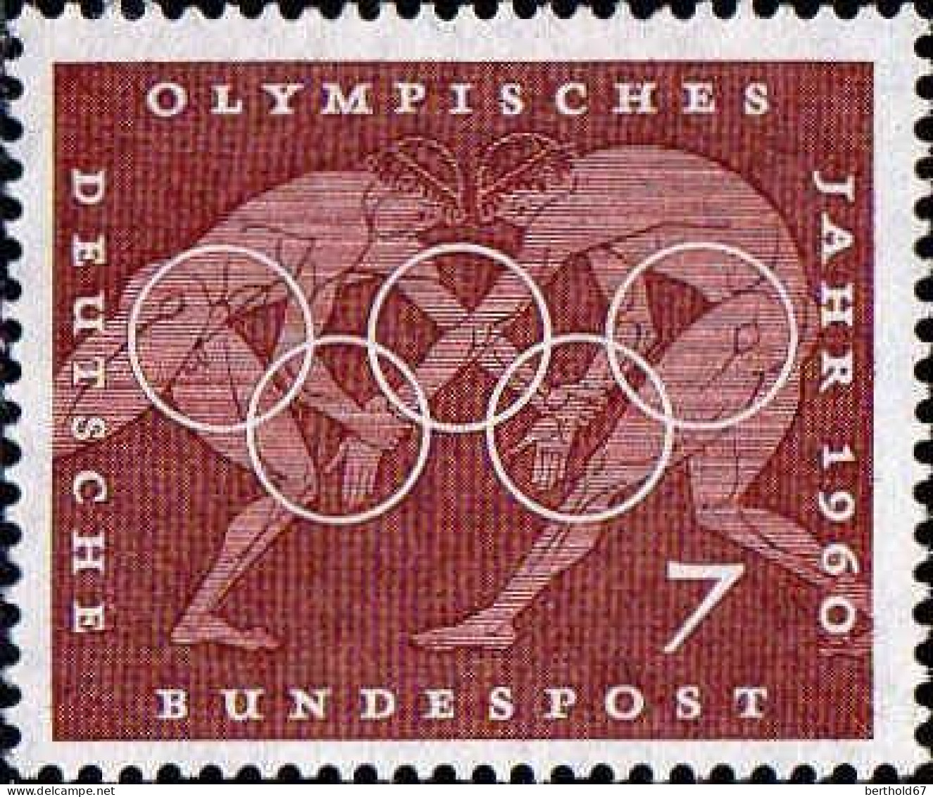 RFA Poste N** Yv: 205/208 Jeux Olympiques D'été Rome (Thème) - Summer 1960: Rome