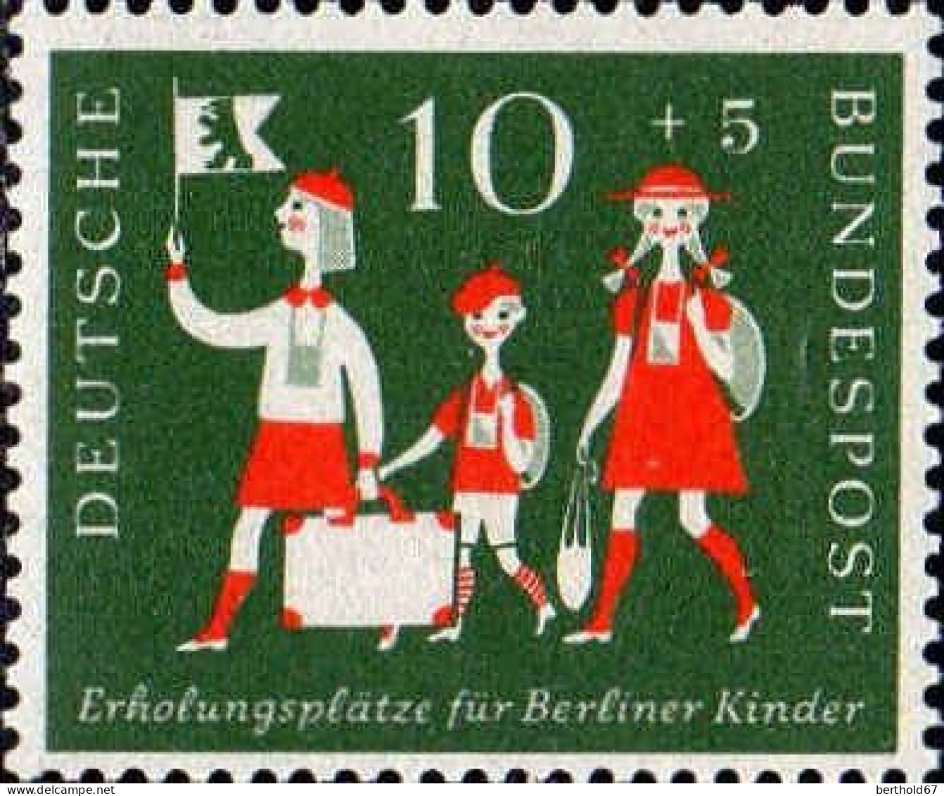 RFA Poste N** Yv: 129/130 Colonies De Vacances Des Enfants Berlinois (Thème) - Altri & Non Classificati
