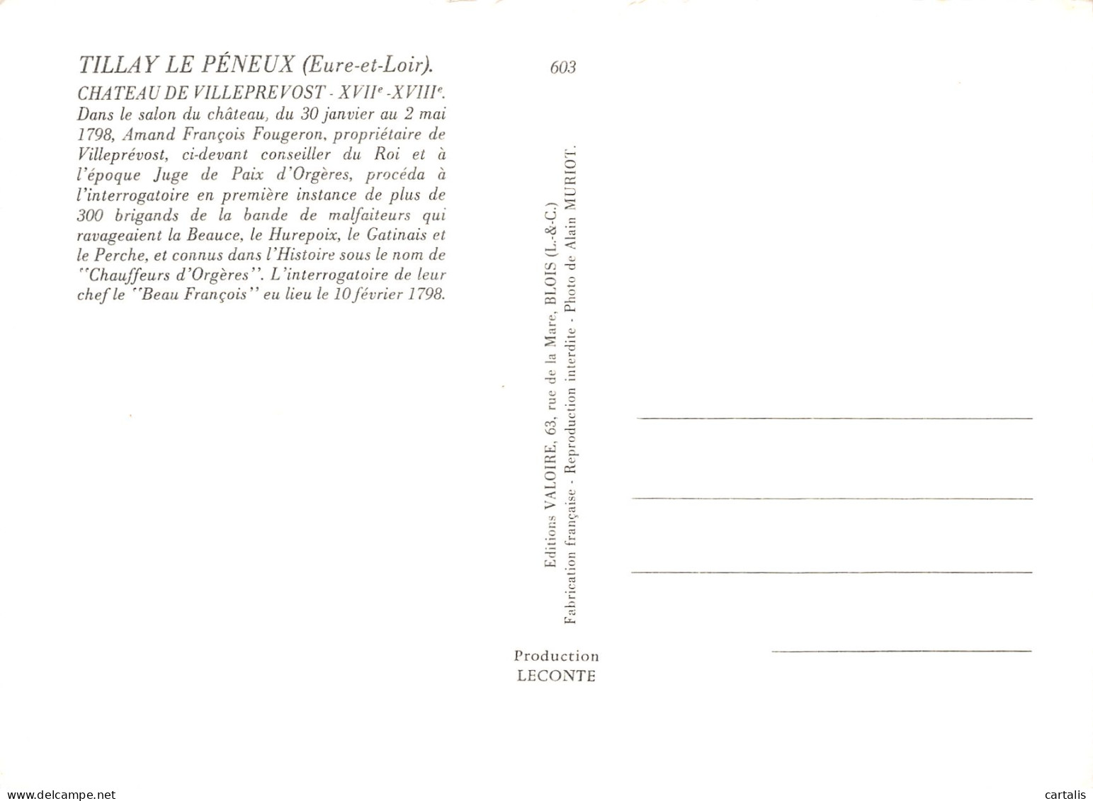 28-TILLAY LE PENEUX-N°4182-C/0177 - Other & Unclassified