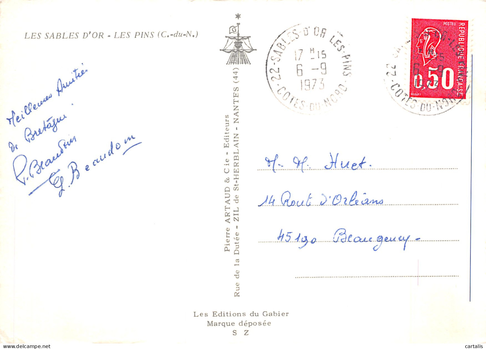 22-LES SABLES D OR LES PINS-N°4182-C/0173 - Other & Unclassified