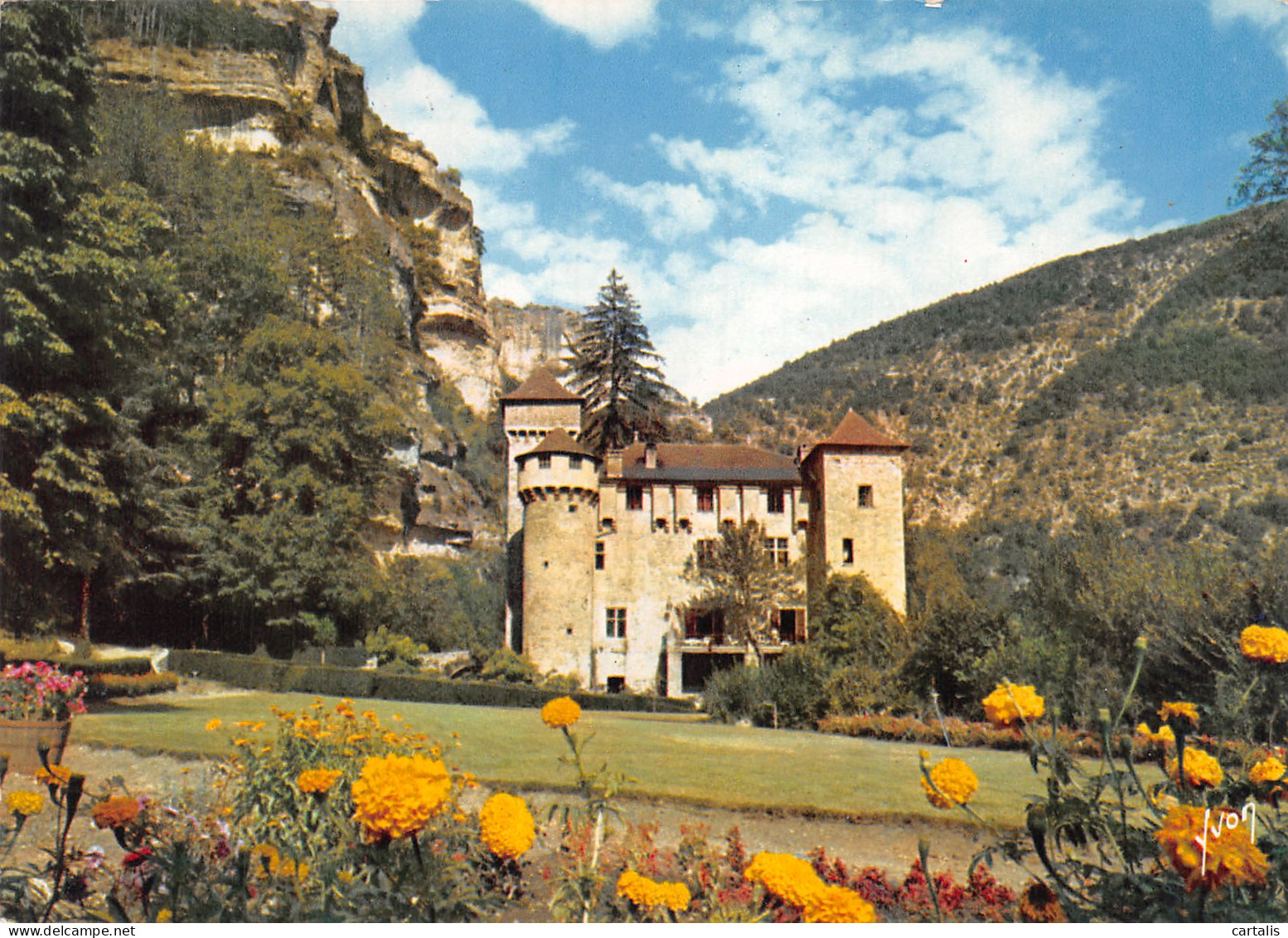 48-LES GORGES DU TARN LE CHATEAU DE LA CAZE-N°4182-C/0163 - Other & Unclassified