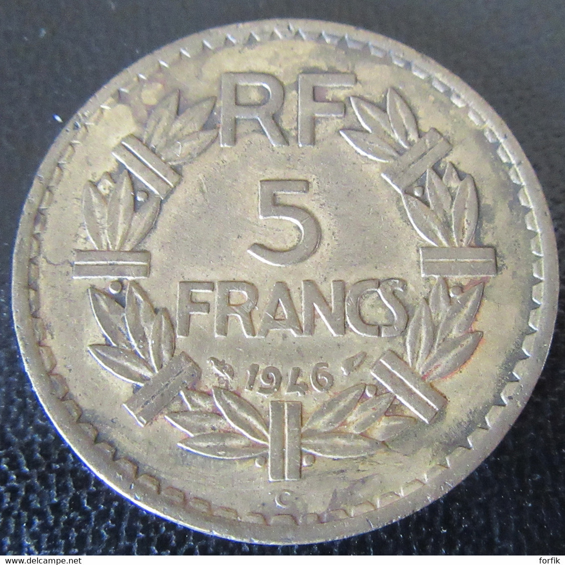 France - Monnaie 5 Francs Lavrillier Bronze-Alu 1946 C (Castelsarrasin) - TTB / SUP - Andere & Zonder Classificatie