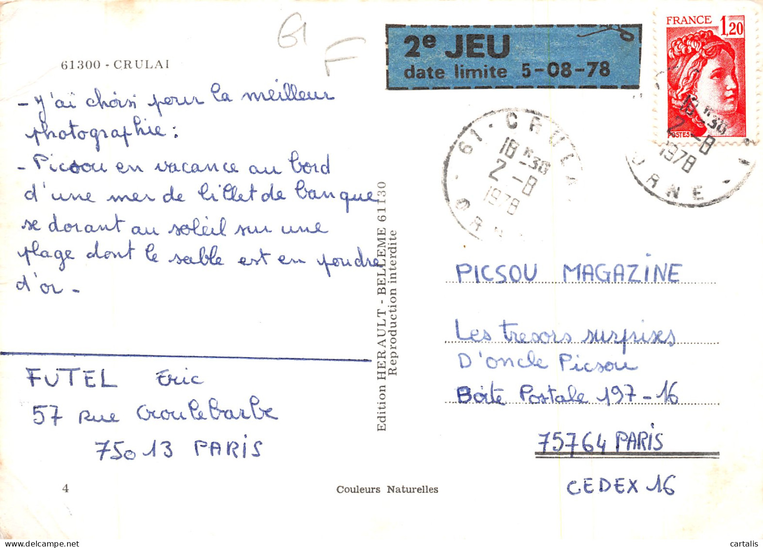 61-CRULAI-N°4182-B/0331 - Other & Unclassified