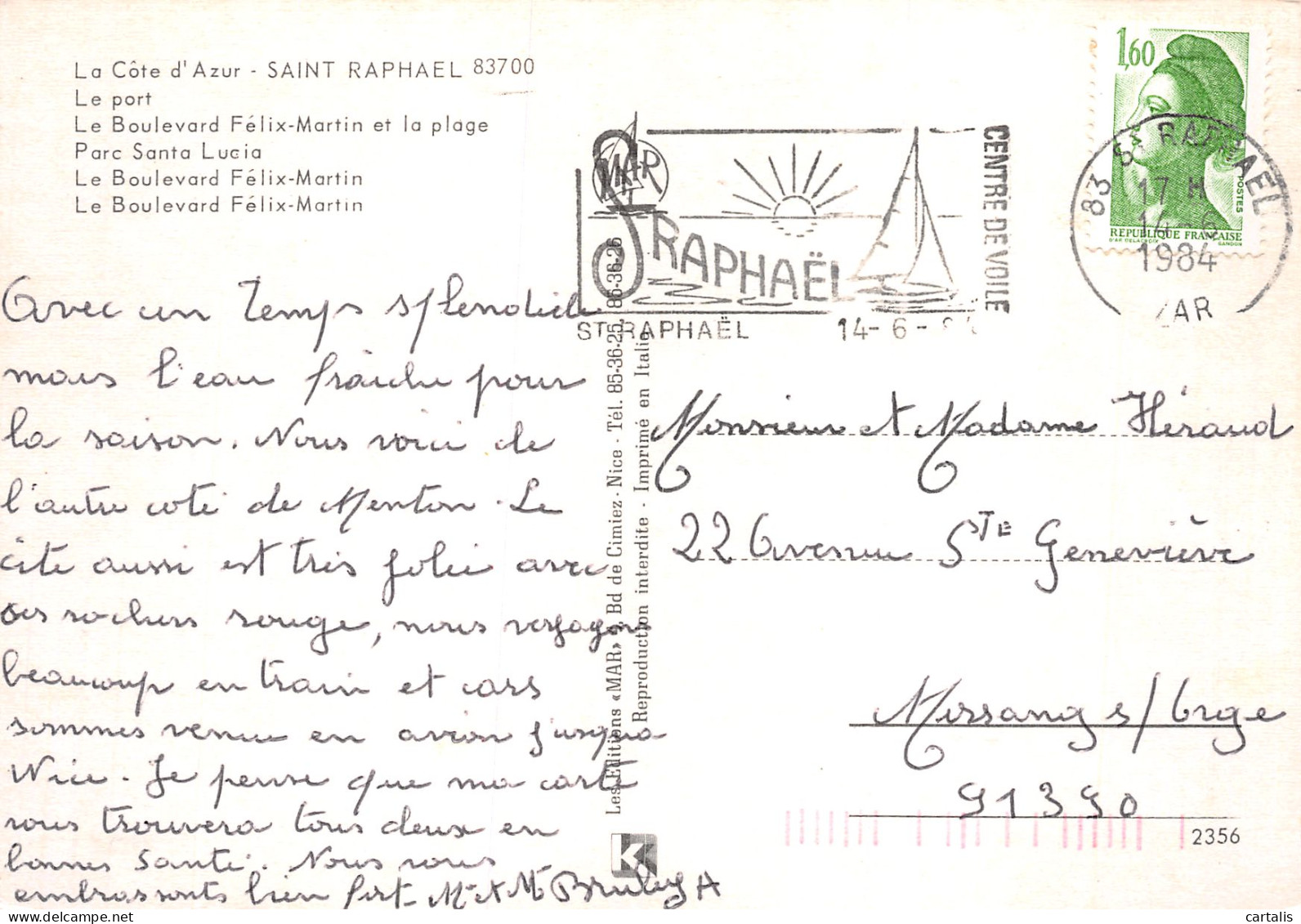 83-SAINT RAPHAEL-N°4182-B/0241 - Saint-Raphaël