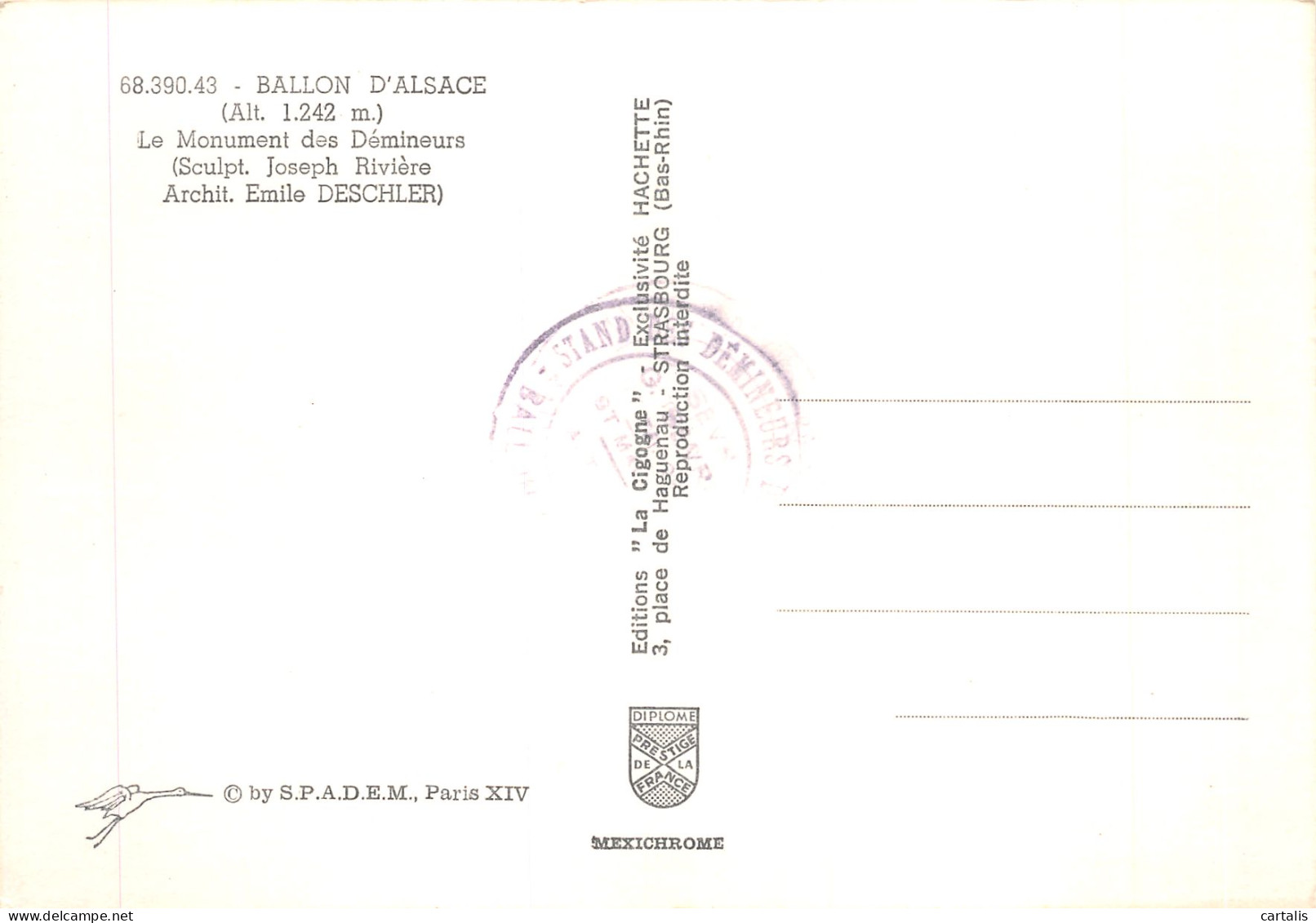 68-BALLON D ALSACE-N°4182-B/0197 - Other & Unclassified