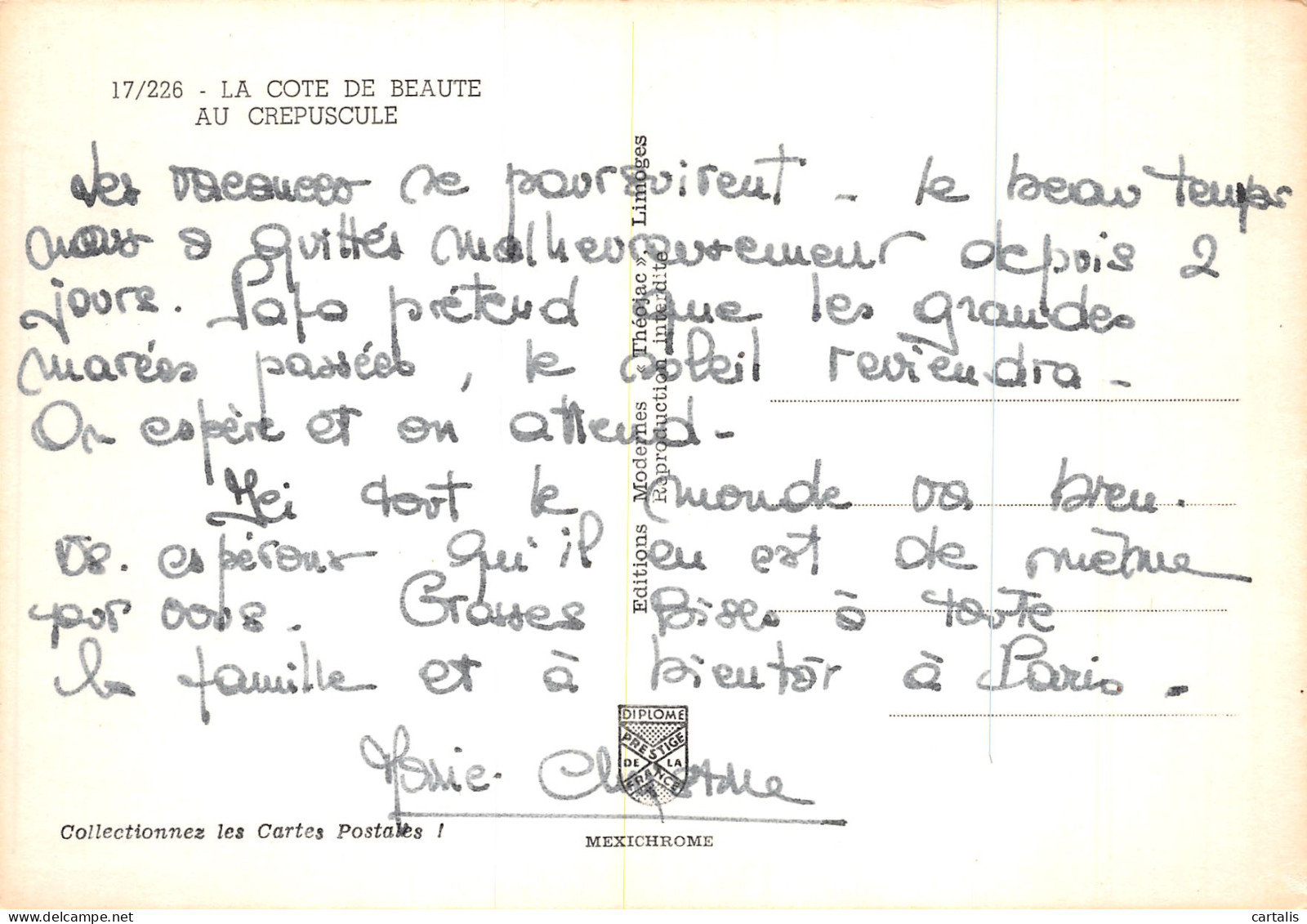 17-LA COTE DE BEAUTE-N°4182-B/0149 - Autres & Non Classés