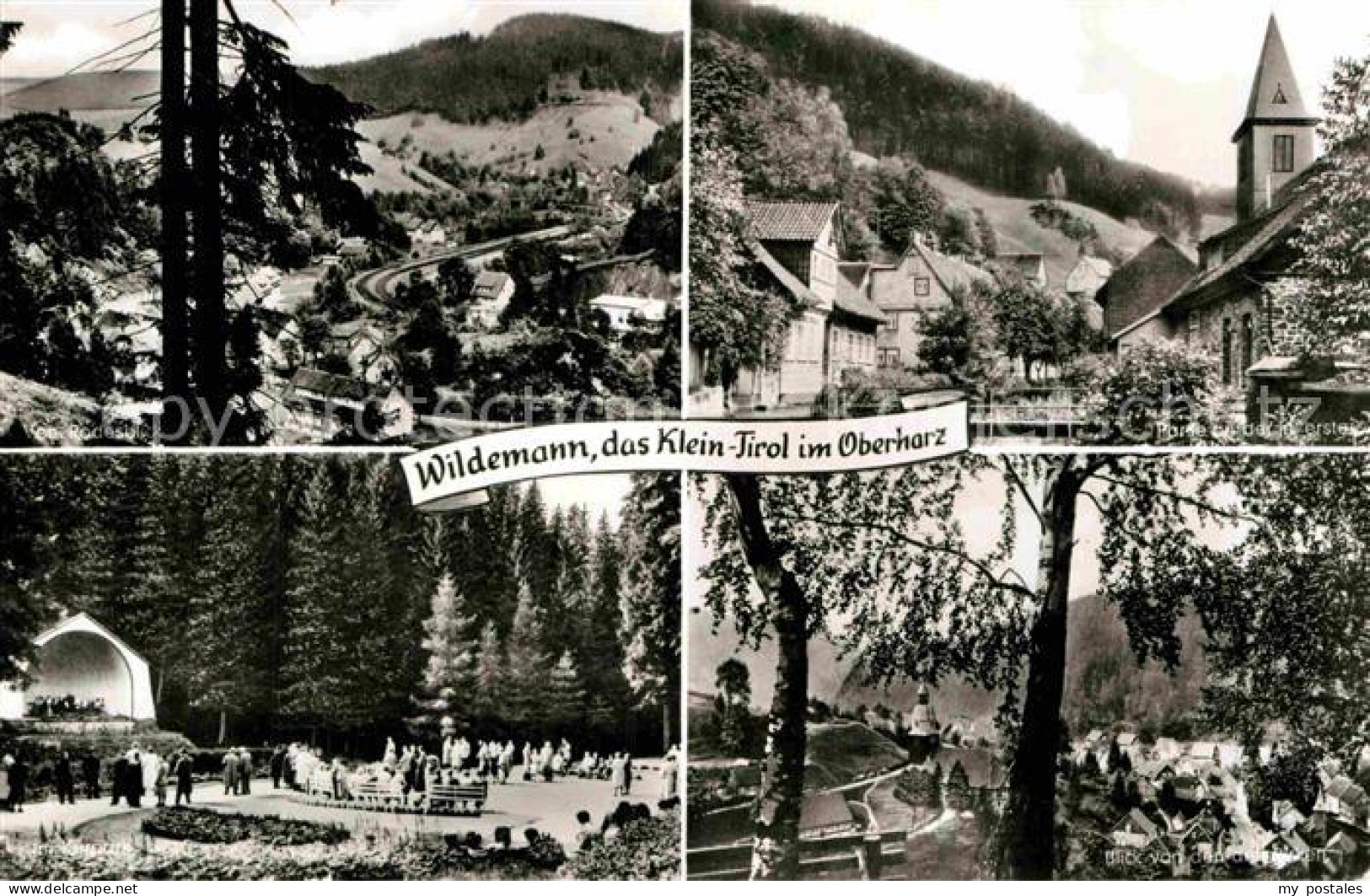 72794930 Wildemann Panorama Waldkonzert Kirche  Wildemann Harz - Wildemann