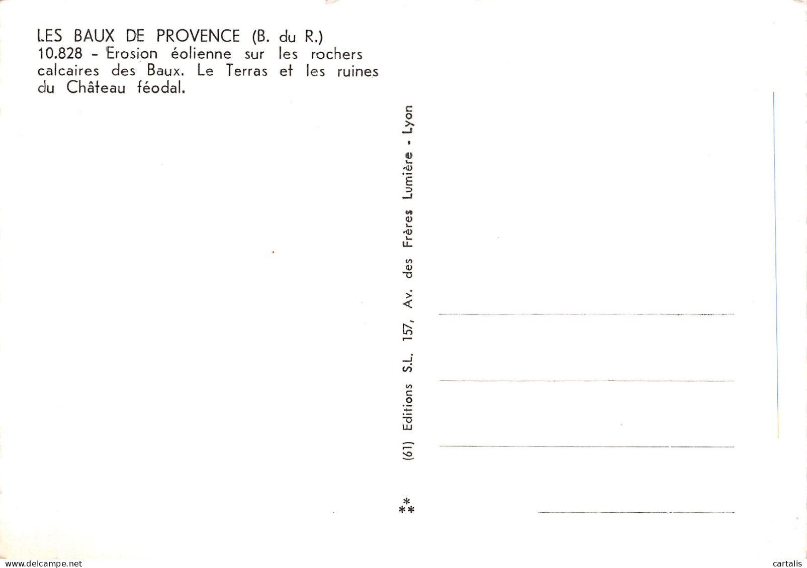 13-LES BAUX DE PROVENCE LE CHATEAU-N°4182-B/0011 - Les-Baux-de-Provence