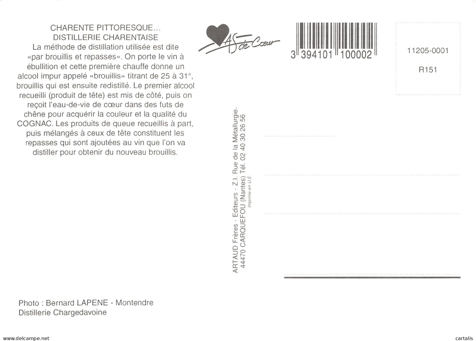 16-CHARENTE DISTILLERIE-N°4182-A/0387 - Autres & Non Classés