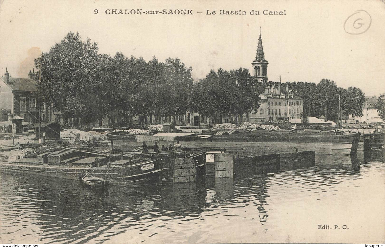 D9291 Chalon Sur Saône Le Bassin Du Canal - Chalon Sur Saone