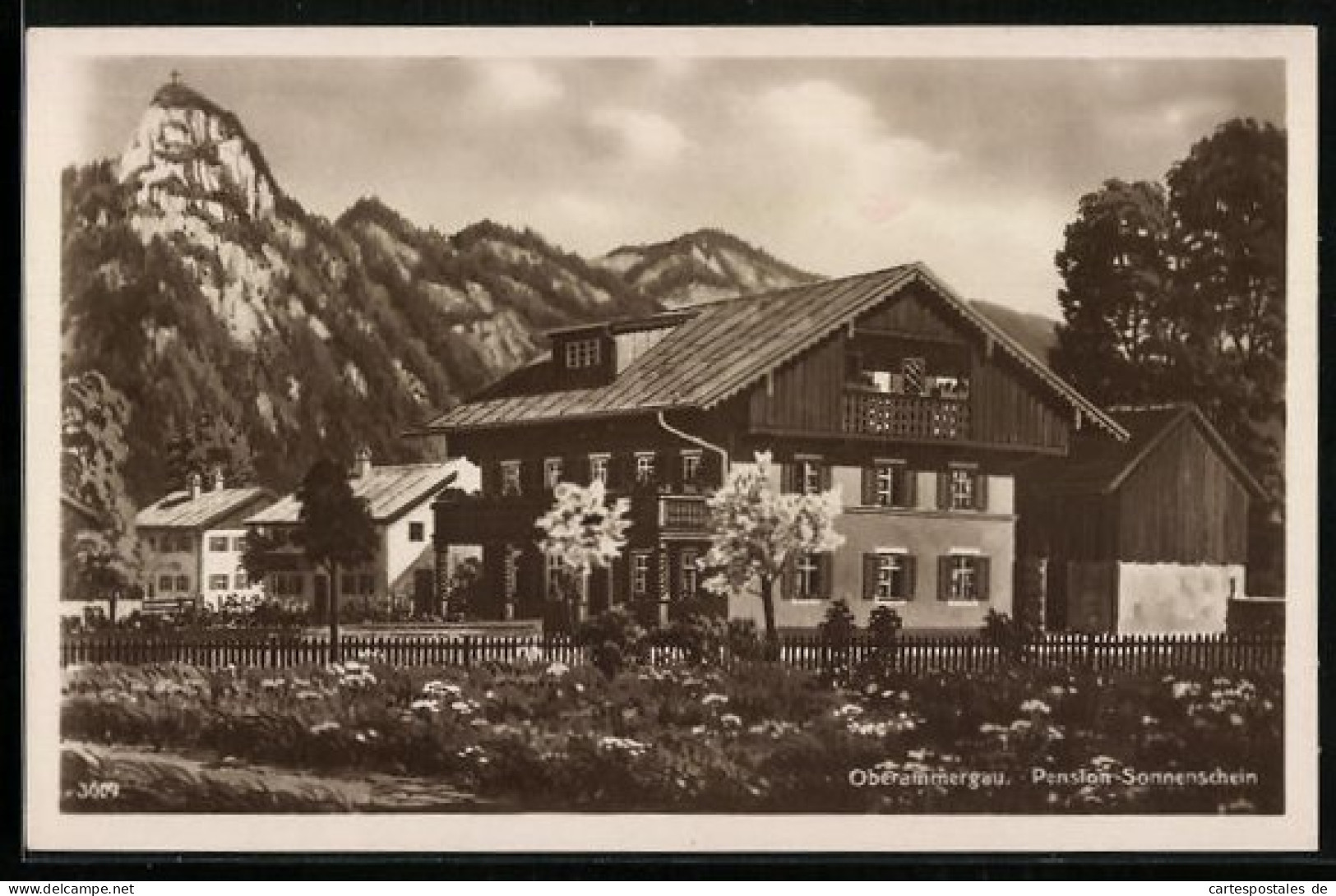 AK Oberammergau, Hotel Pension Sonnenschein  - Oberammergau