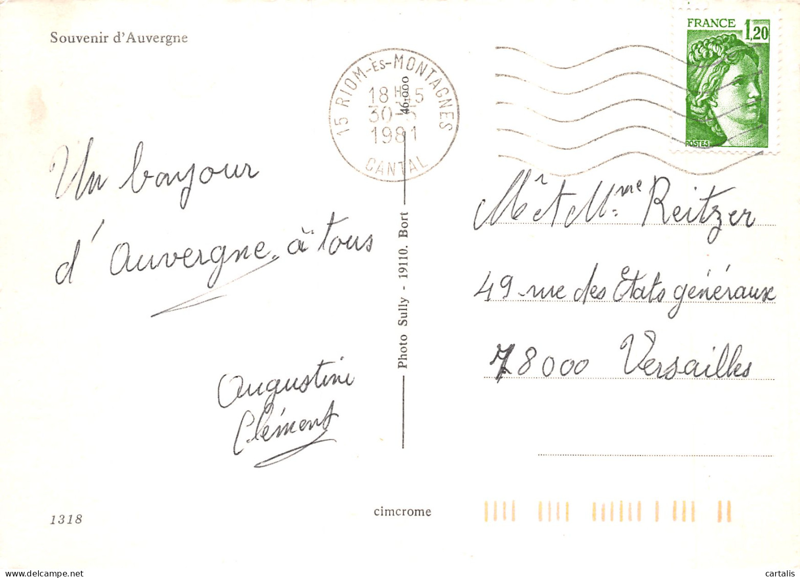 15-AUVERGNE-N°4182-A/0079 - Other & Unclassified