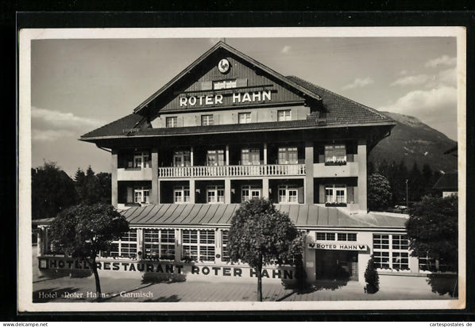 AK Garmisch, Hotel Roter Hahn  - Sonstige & Ohne Zuordnung