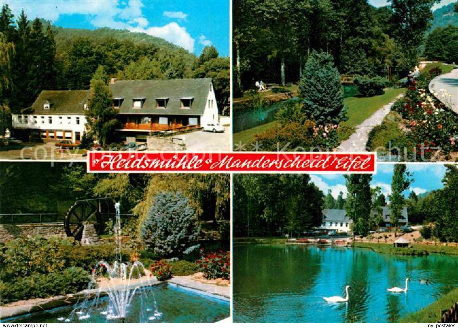 72794888 Manderscheid Eifel Heidsmuehle Springbrunnen Manderscheid - Manderscheid