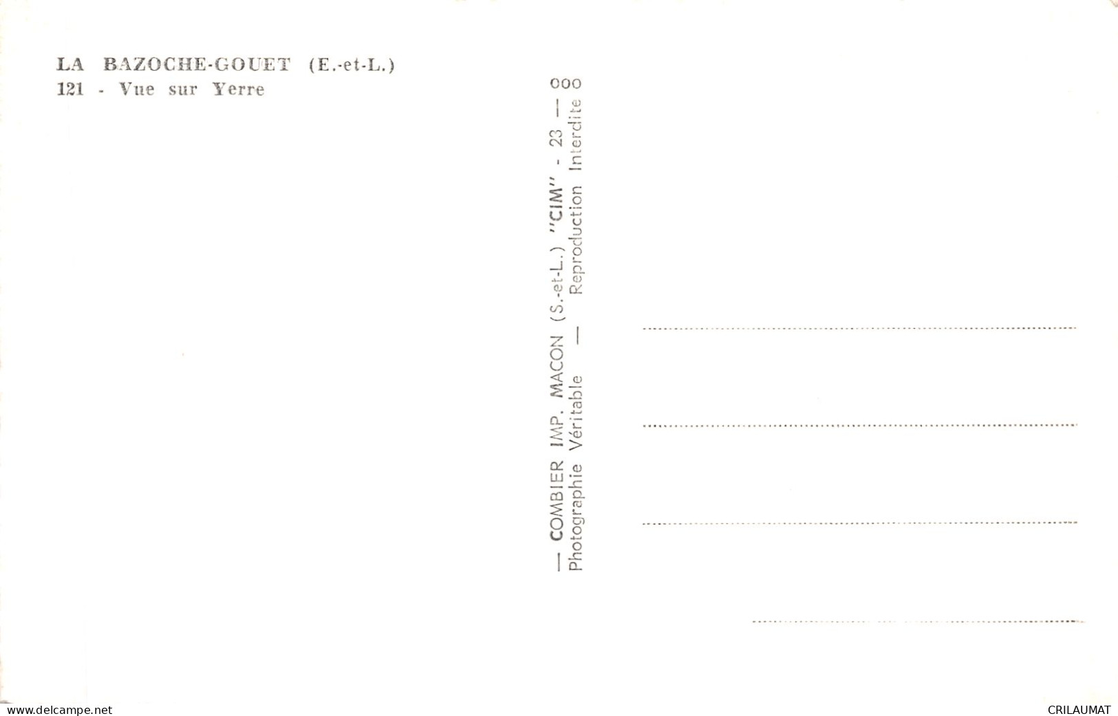 28-LA BAZOCHE GOUET-N°LP5131-B/0333 - Sonstige & Ohne Zuordnung