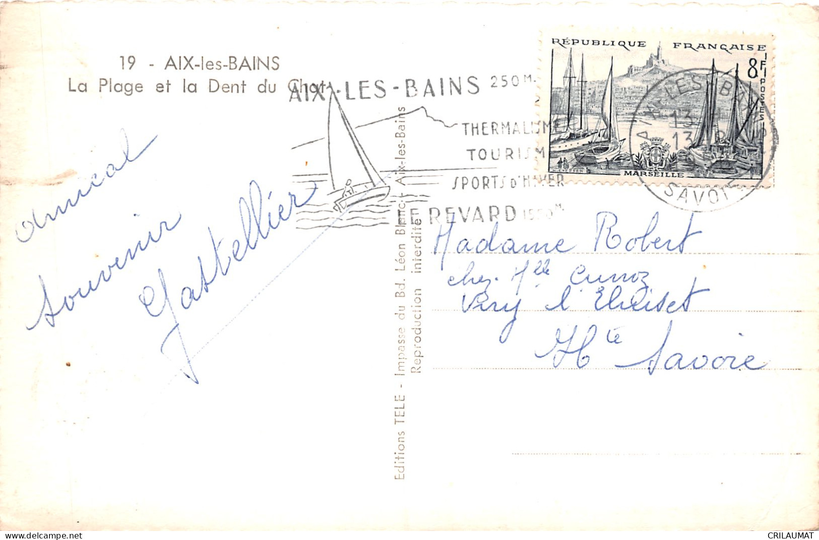 73-AIX LES BAINS-N°LP5131-B/0037 - Aix Les Bains