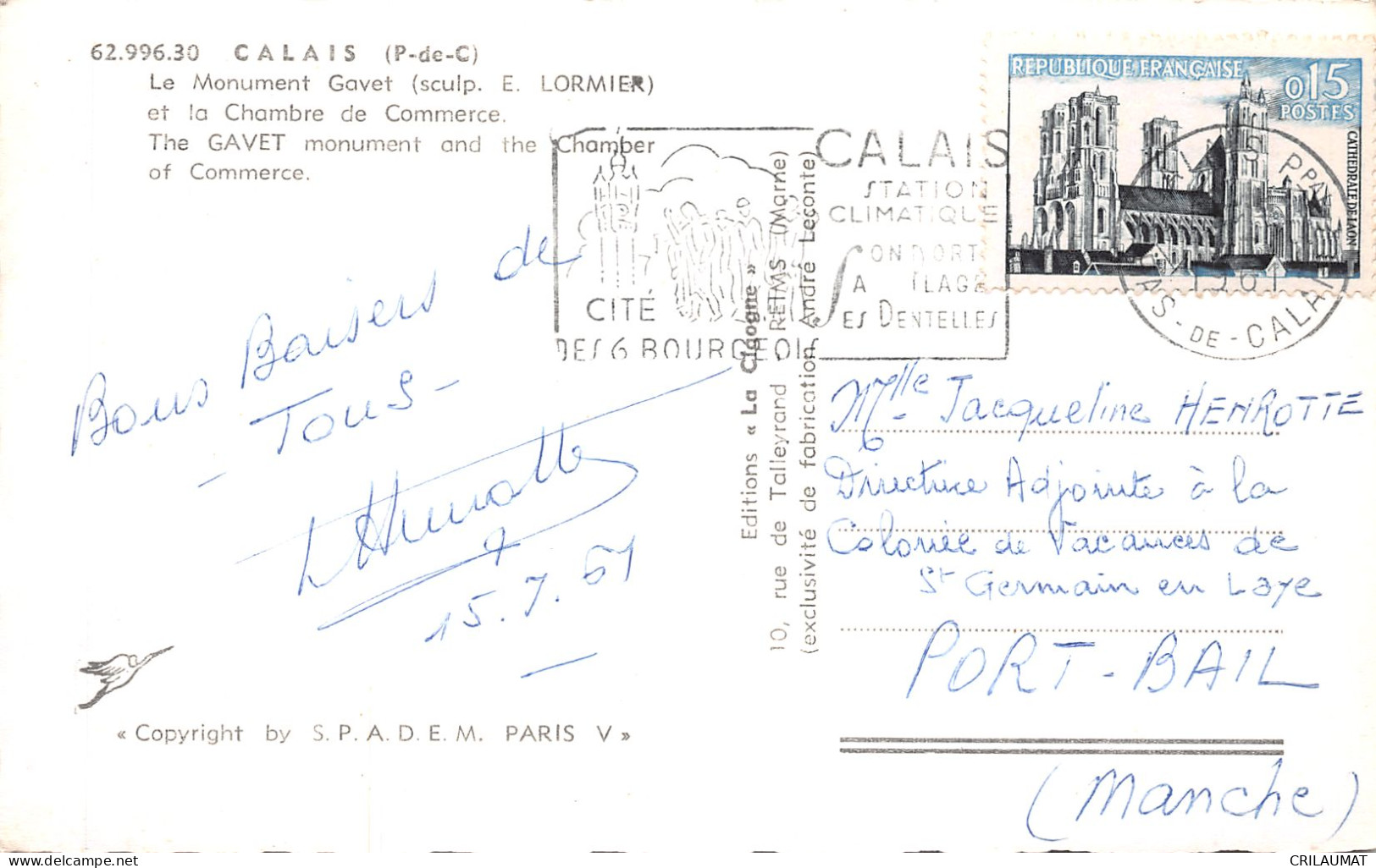 62-CALAIS-N°LP5131-A/0333 - Calais
