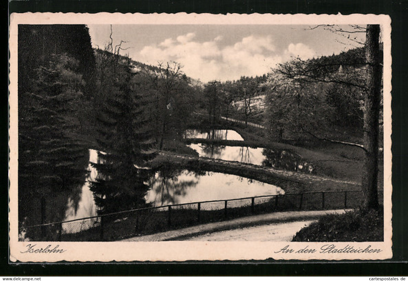 AK Iserlohn Im Sauerland, Partie An Den Stadtteichen  - Iserlohn