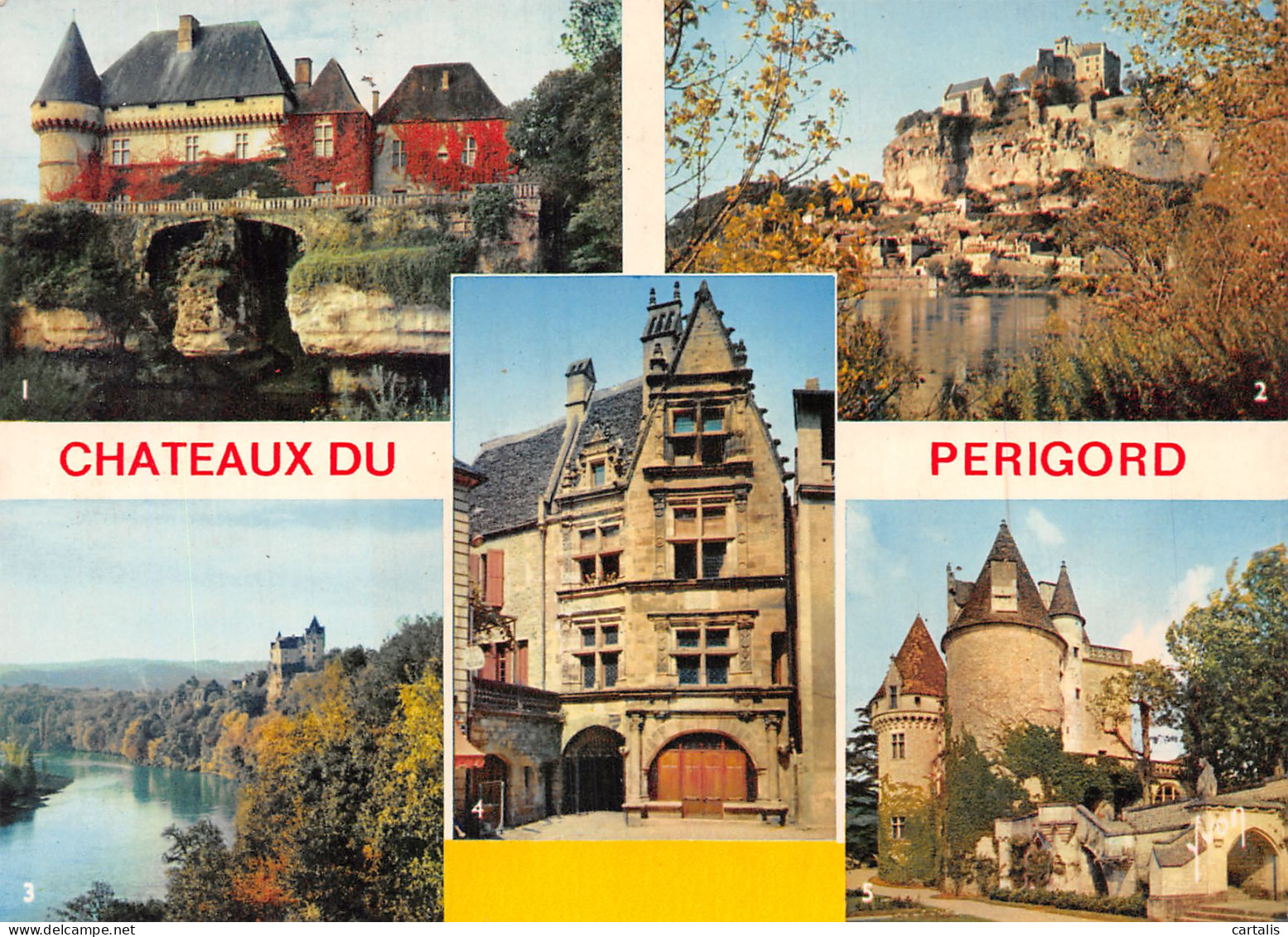 24-LES CHATEAUX DU PERIGORD-N°4183-B/0083 - Sonstige & Ohne Zuordnung