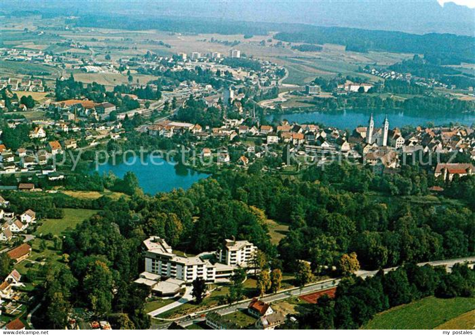 72794836 Bad Waldsee Schlossparkklinik Moorheilbad Fliegeraufnahme Bad Waldsee - Bad Waldsee