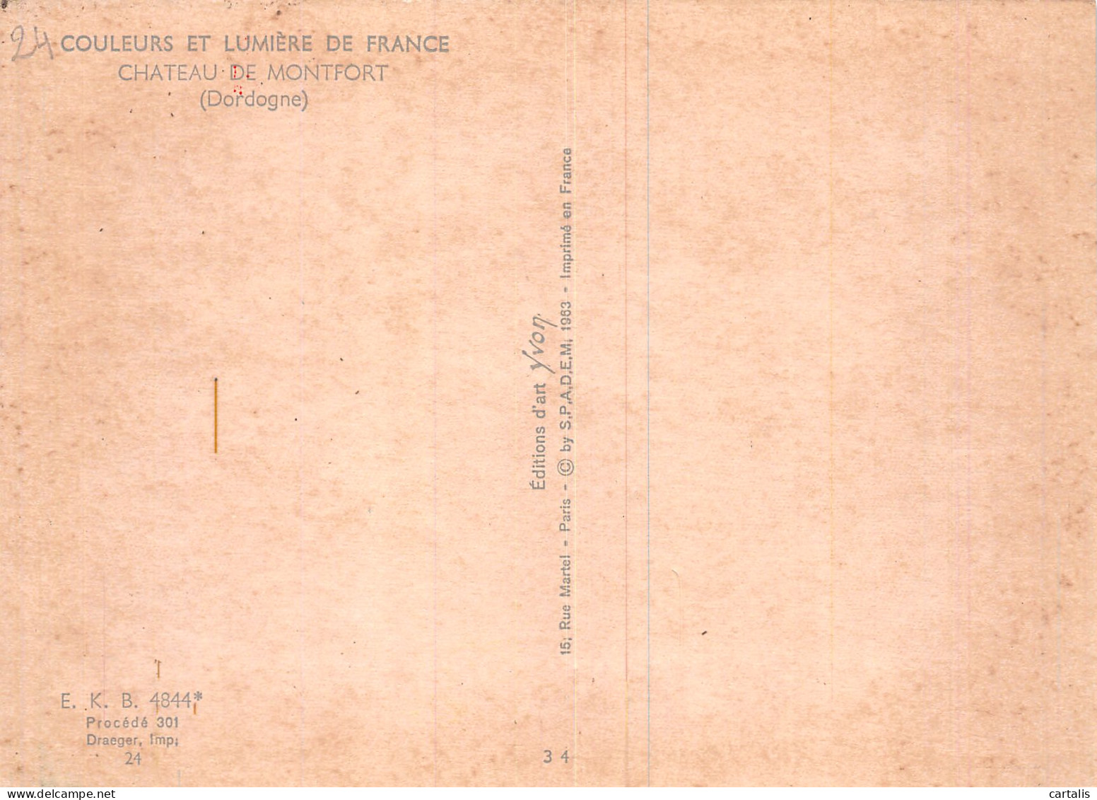 24-MONTFORT LE CHATEAU-N°4183-B/0073 - Other & Unclassified