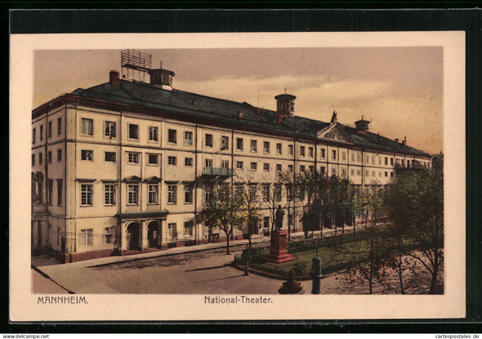 AK Mannheim, Vor Dem National-Theater  - Theatre