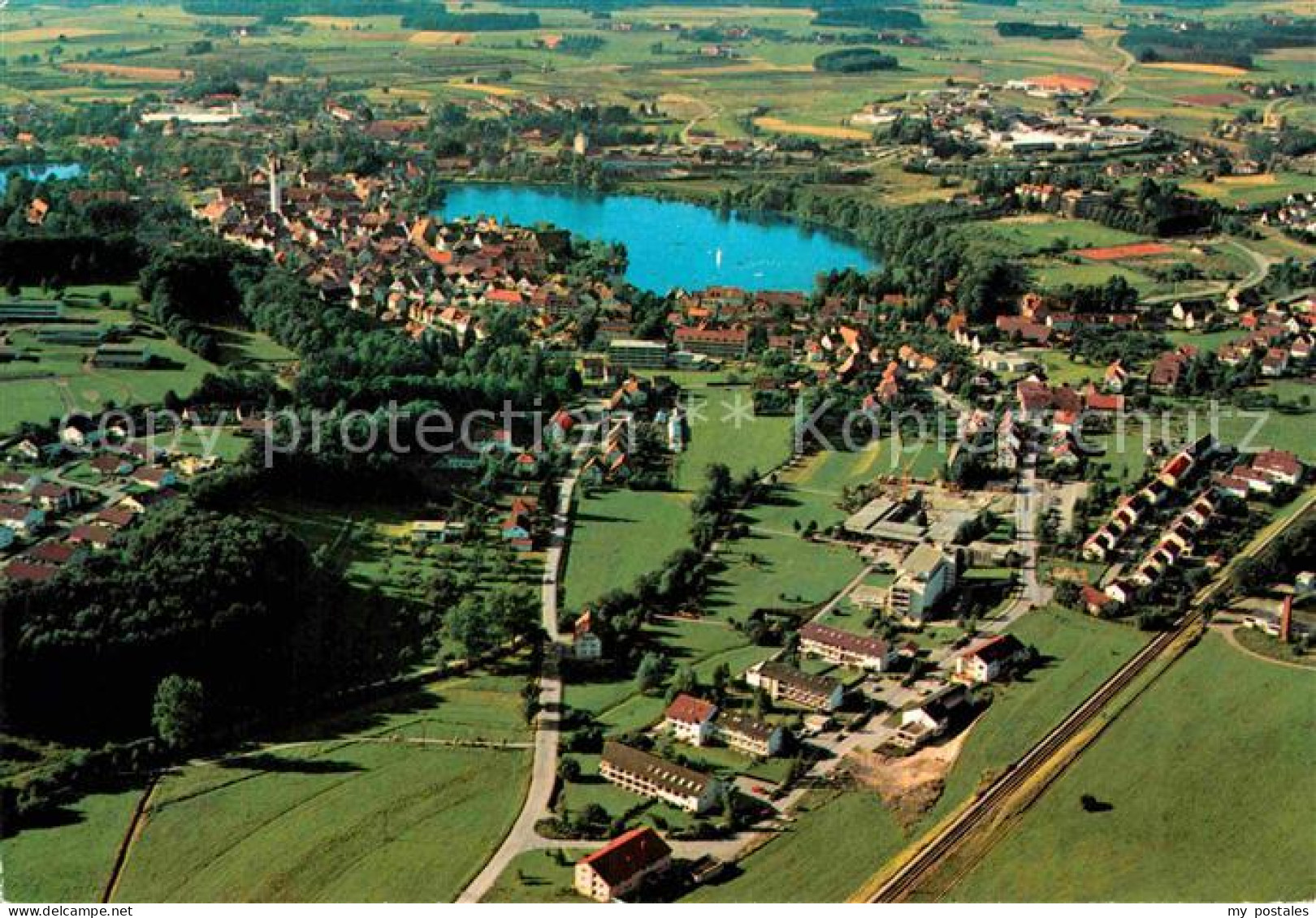 72794831 Bad Waldsee Moorheilbad Fliegeraufnahme Bad Waldsee - Bad Waldsee