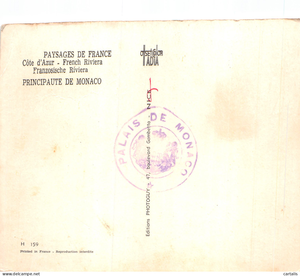 06-MONACO-N°4183-A/0269 - Sonstige & Ohne Zuordnung