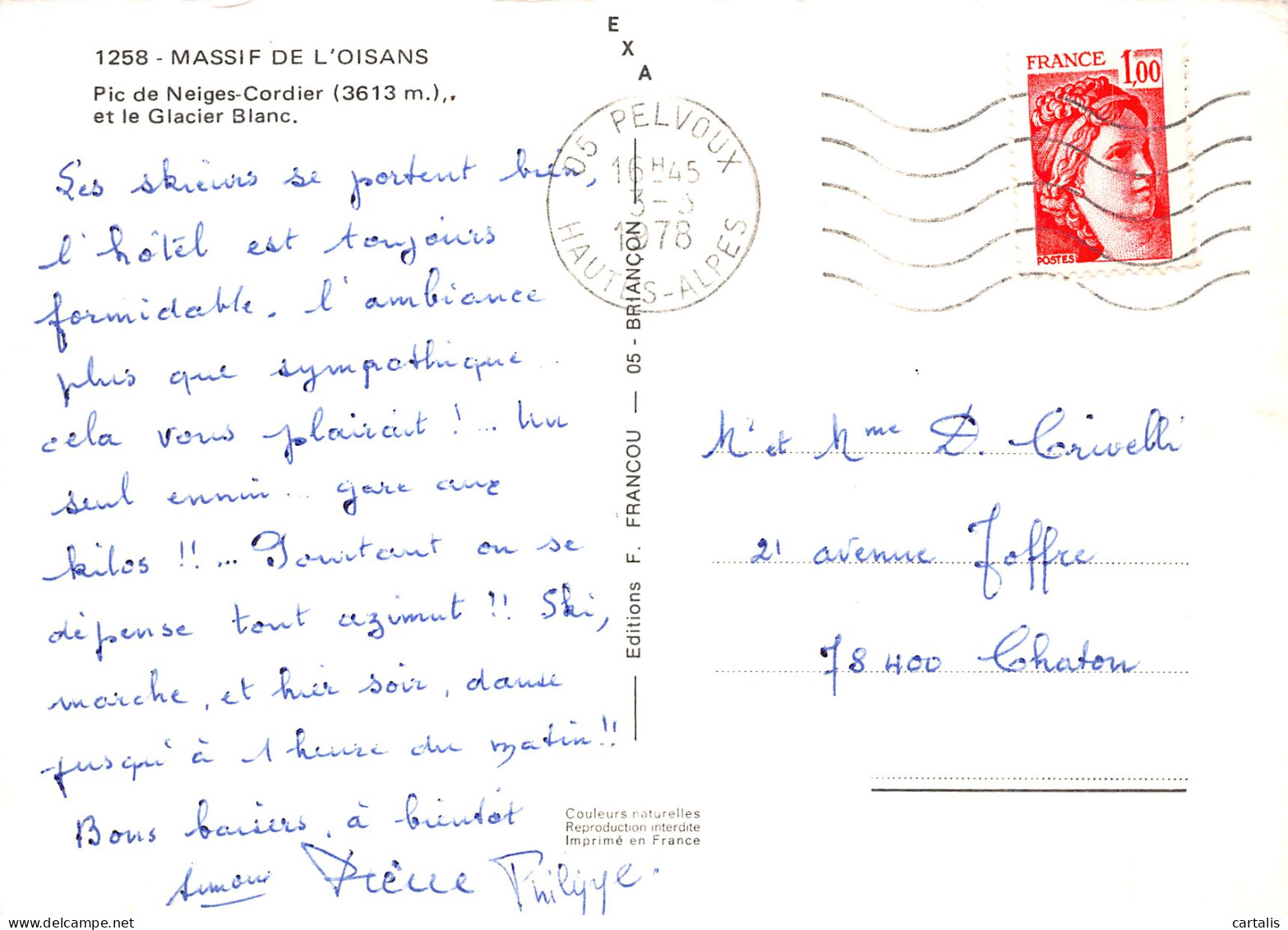 38-MASSIF DE L OISANS-N°4183-A/0255 - Other & Unclassified