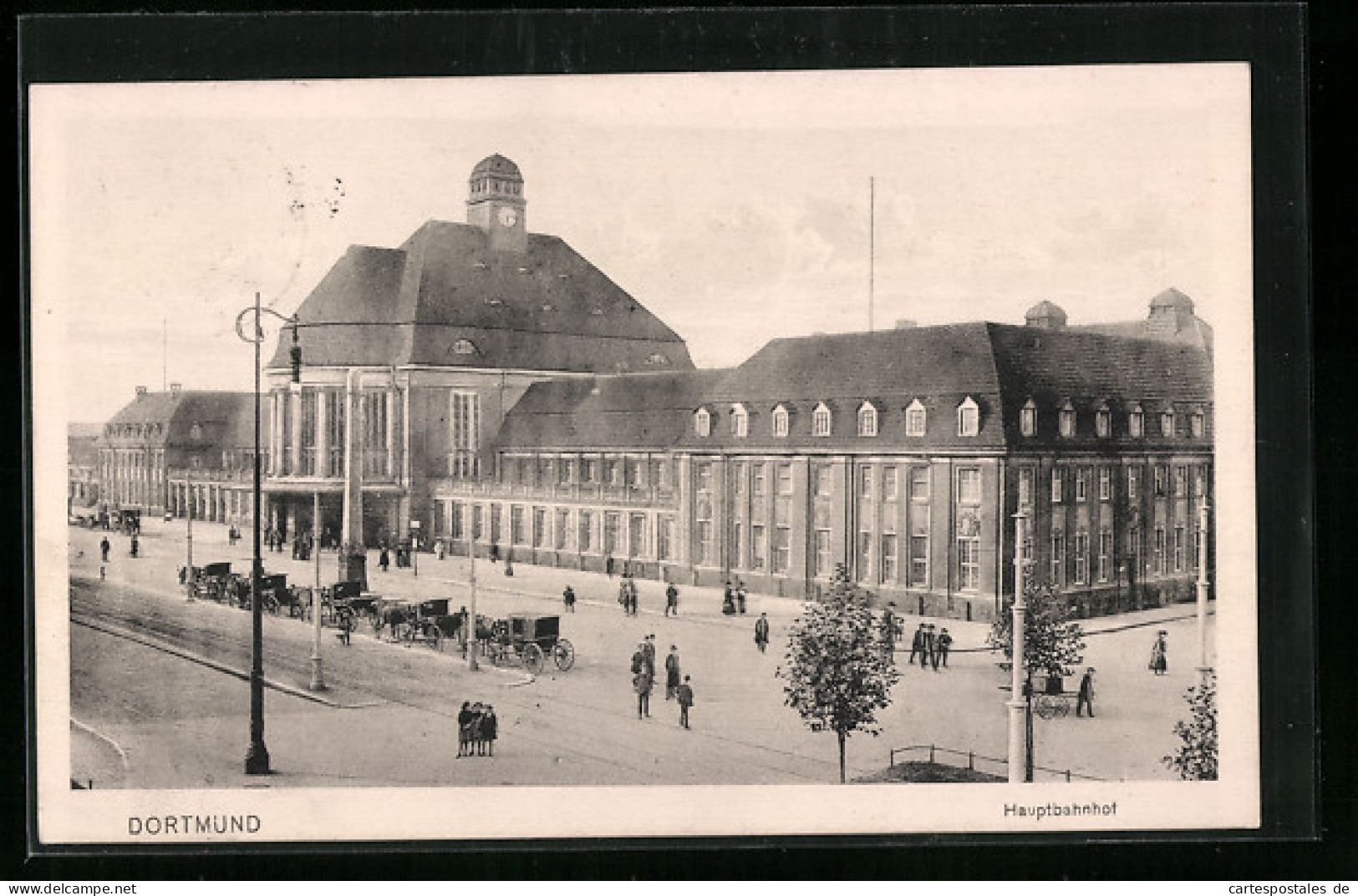 AK Dortmund, Kutschen Vor Dem Hauptbahnhof  - Dortmund