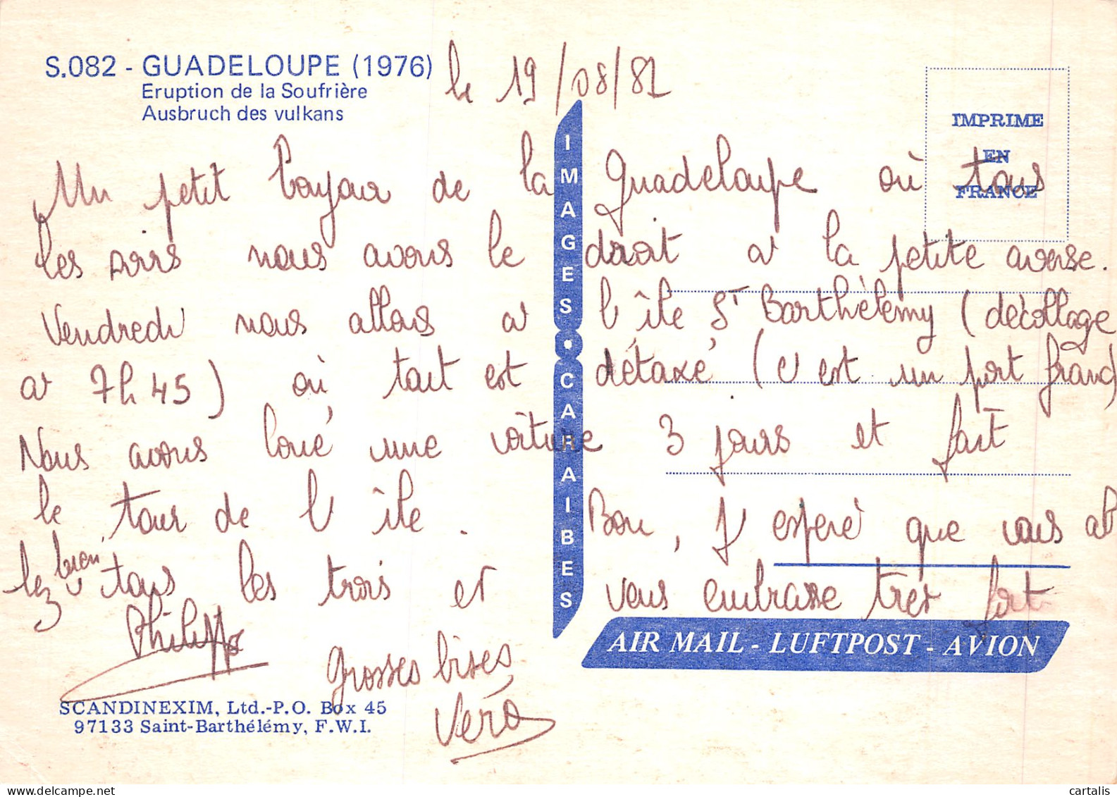 971-GUADELOUPE LA SOUFRIERE-N°4183-A/0183 - Andere & Zonder Classificatie