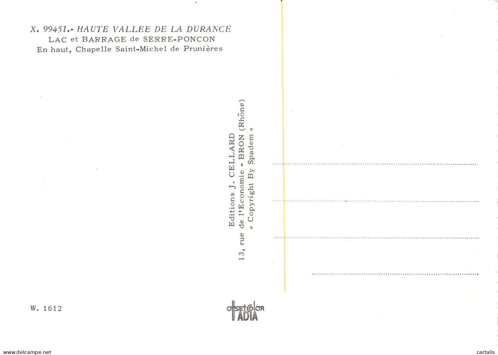 05-SERRE PONCON-N°4183-A/0067 - Altri & Non Classificati