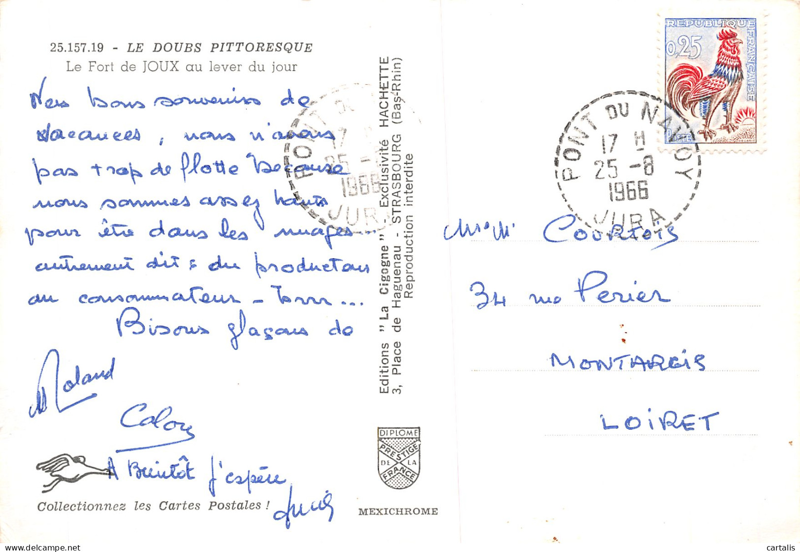 25-LE FORT DE JOUX-N°4182-D/0325 - Other & Unclassified